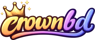 crownbd ব্র্যান্ডের গোলাকার লোগো